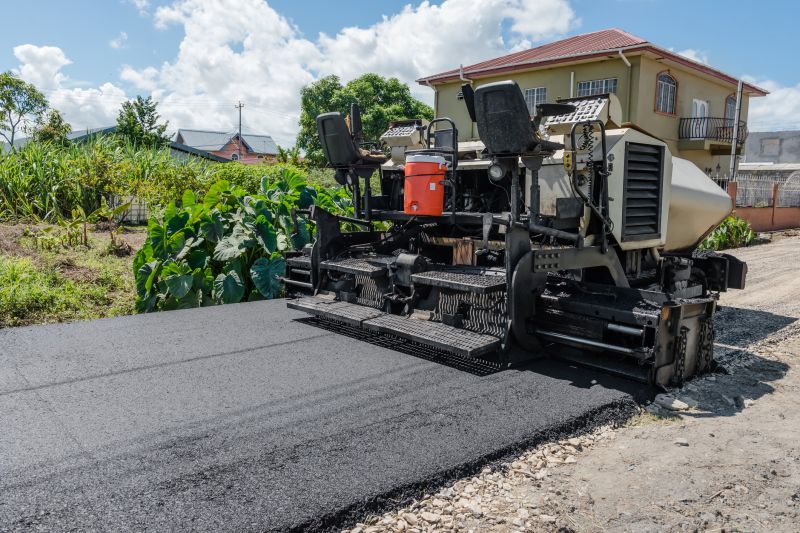 Paving Equipment in Use